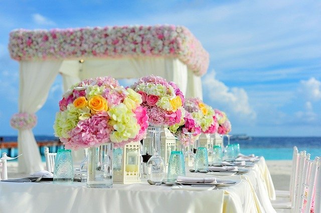 Beach Bunch Of Flowers Celebration  - Pexels / Pixabay